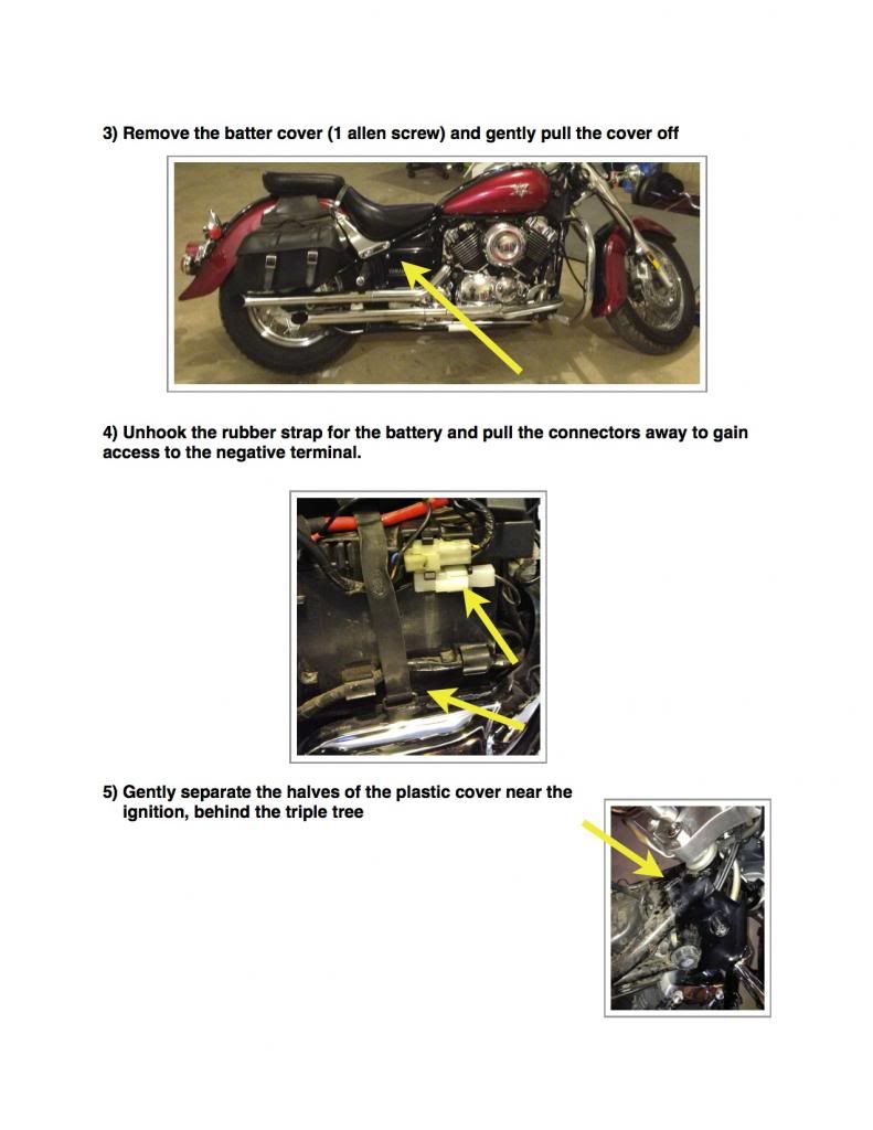 How To Install DC Adapter and GPS/Phone Mount on V Star 650 Yamaha